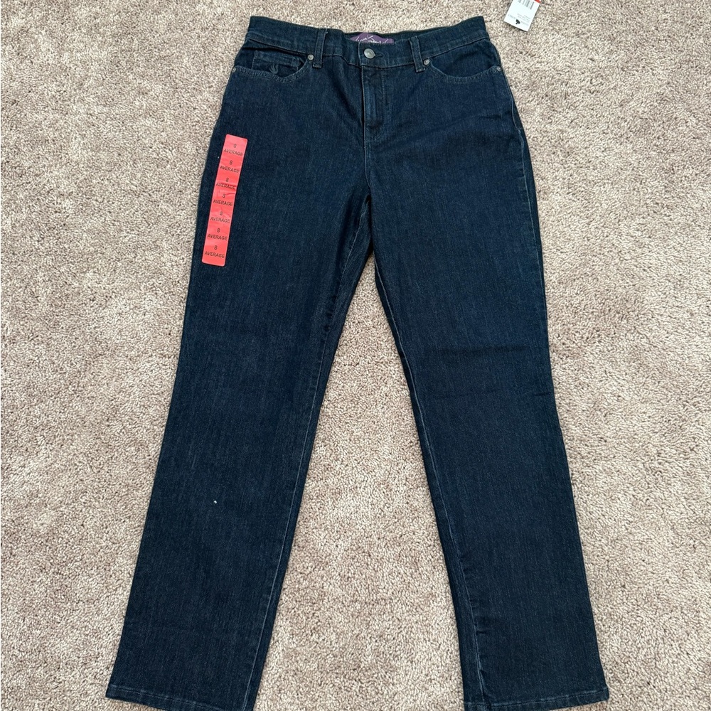 Gloria Vanderbilt Blue Straight Leg Jeans